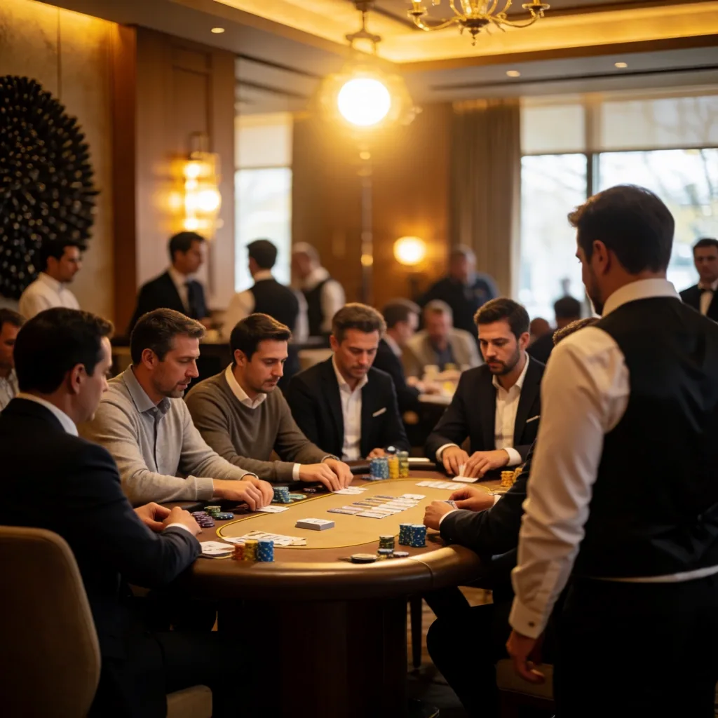 Marinlok Poker Event Scene